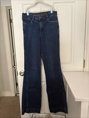 Wrangler Dark Blue Wide Leg Jeans